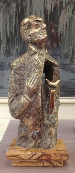 Statuette d’Oscar Milosz offerte par K. Pūdymas.