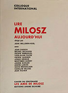 Cahiers de l'association Les Amis de Milosz - Numéro 13-14-15 - Sommaire détaillé