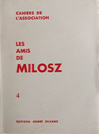 Cahiers de l'association Les Amis de Milosz - Numéro 4 - Sommaire détaillé